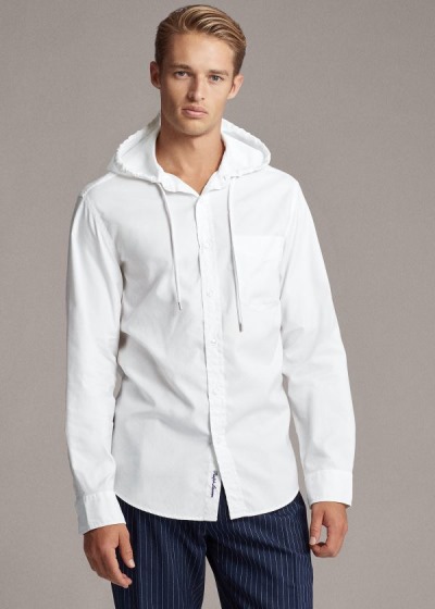 Ralph Lauren Oxford Hooded Skjorter Herre Danmark (OSFRU0249)